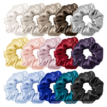 UNIQ Silk Charmeuse Scrunchy 100% Mulbery Silk Scrunchies For Women